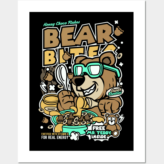 Bear Bites Wall Art by p308nx